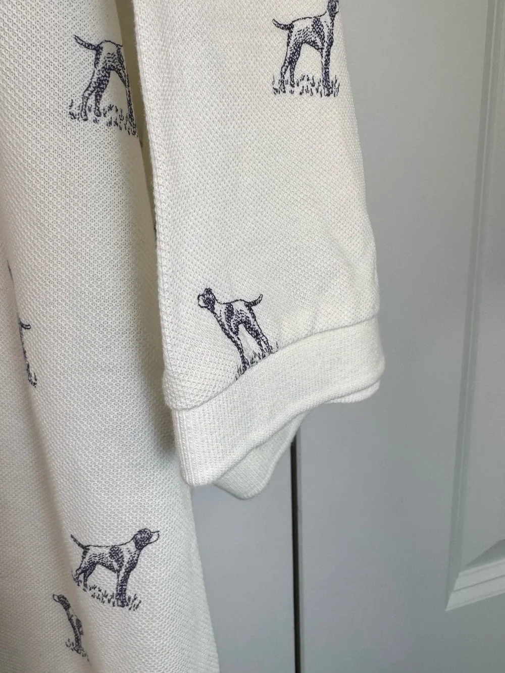 Polo Ralph Lauren Big & Tall Dog-Print Mesh Polo Shirt SZ: 3X